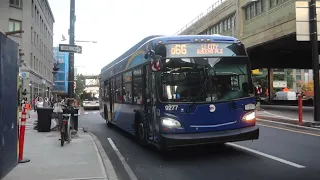 MTA Bus on the Q66 to LI City Queens Plz at Long Island City LI City