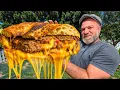 Download Lagu Monster Grilled Lava CHEESEBURGER! Crispy Outside Cheesy Inside