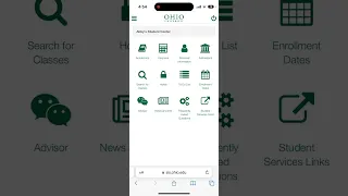 Updating a SEVIS US address in the My Ohio Student Center