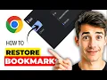 How To Restore Bookmarks In Chrome Reliable Guide 2026 Tutorial