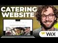 How To Make Catering Website on Wix - Full Tutorial