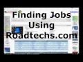 Finding a Job Using Roadtechs com
