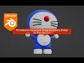 LIVENODING Procedural Doraemon Using Geometry Nodes in Blender 3D
