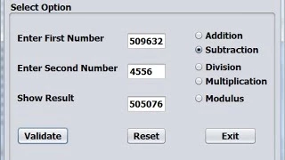 Java NetBeans Arithmetic Operator of MDAS calculator