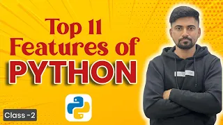 features of python in hindi top 10 features of python python tutorial in hindi in 2026 class 2