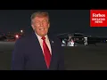 BREAKING Trump Takes Questions From Reporters After Report Of Secret Plane Switch Over Iran Threat