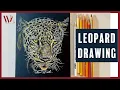How to Draw a Leopard on Black Paper - Windy Shih