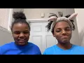 Sis teaches brother skincare