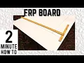 How To Cut FRP Board Fast and Easy Fiberglass Reinforced Plastic FRP Board Installation DIYFRP