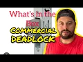 Adams Rite Dead Bolt Lock Assembly, 1-1/8 in. Backset, For Storefront Glass Door - Video 4 of 2