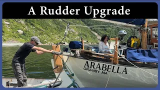Upgrading the Rudder and Another Trek To The Cliff