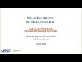 Using Public Microdata to Create Custom Tables on data census gov