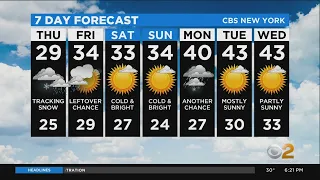New York Weather CBS2 Evening Forecast at 6PM