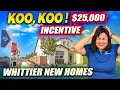 New Whittier Homes for Sale Tour of Brand New Homes with 25 000 Incentives