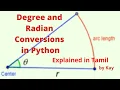 Conversion between Degree and Radian