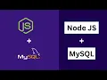 Connecting Node js to a MySQL Database Node js Connect MySQL with Node app