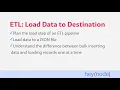 ETL Load Data to Destination with Node js