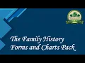 Free Fillable Genealogy and Family History Forms and Charts Pack Download Your Pack Today