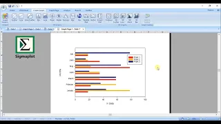 How to plot Bar Graphs using Sigmaplot