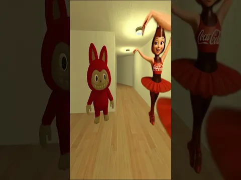 Can Cococolina Ballerina Find Labubu In Hotel? #shorts