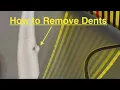 How to Remove Small Dents Paintless Dent Repair PDR
