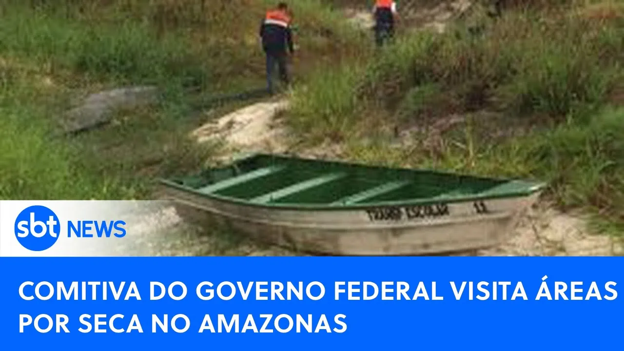 ???? SBT News na TV: Ministros visitam áreas atingidas por seca no Amazonas; Lula sanciona Desenrola