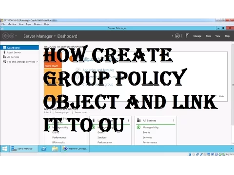 Download MP3 How to Create and Link a Group Policy Object in Active Directory