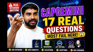Capgemini QA Automation Interview Questions Answers Java Selenium API Round