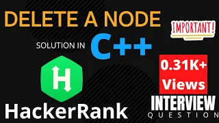 Delete a Node Linked List HackerRank Solution in C Interview Questions Mostly Asked
