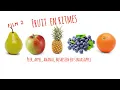 Lagu Fruit ritmes 2 spreken met muziek