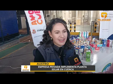 Empresa privada implementa planta solar en Cuenca