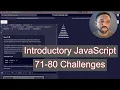 Step by Step FreeCodeCamp JavaScript Tutorial 71 80 Easy Beginner Challenges