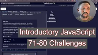 Step by Step FreeCodeCamp JavaScript Tutorial 71 80 Easy Beginner Challenges