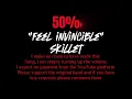 Music but louder. “Feel invincible” - skillet