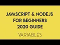 JavaScript for Beginners in 2020 - Episode 2