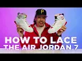How To Lace Air Jordan 7 (5 EASY WAYS Tutorial)