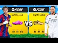Right Footed vs Left Footed