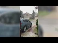 Hail falls in Helotes with cold front in South Texas