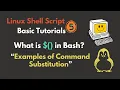 Different examples of using or Command Substitution in shell scripting