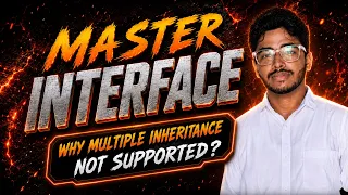 Master Java OOPs Multiple Inheritance Interface explained with real time example
