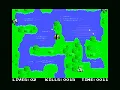 MSX AlienAttack Gameplay demo Lake and river stage