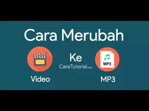 Download MP3 Tutorial merubah file video ke mp3..