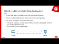 Web Programming I JavaScript part 2 Client and Server Side