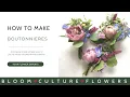How to make boutonnieres - easy DIY tutorial by Bloom Culture Flowers
