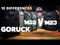 GORUCK M23 they did what 10 updates from the M22