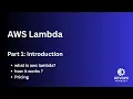 AWS Lambda Basics Introduction How It Works Pricing