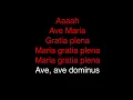 Christmas Michael Bublé - Ave Maria (KARAOKE)