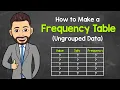 How to Make an Ungrouped Frequency Table Math with Mr J