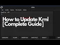 KRNL Error Fix The Version Of KRNL You Use Is Outdated How To Update KRNL
