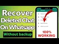 Download Lagu How to Recover Deleted Messages on WhatsApp Without Backup  (5 Year Old Chats)